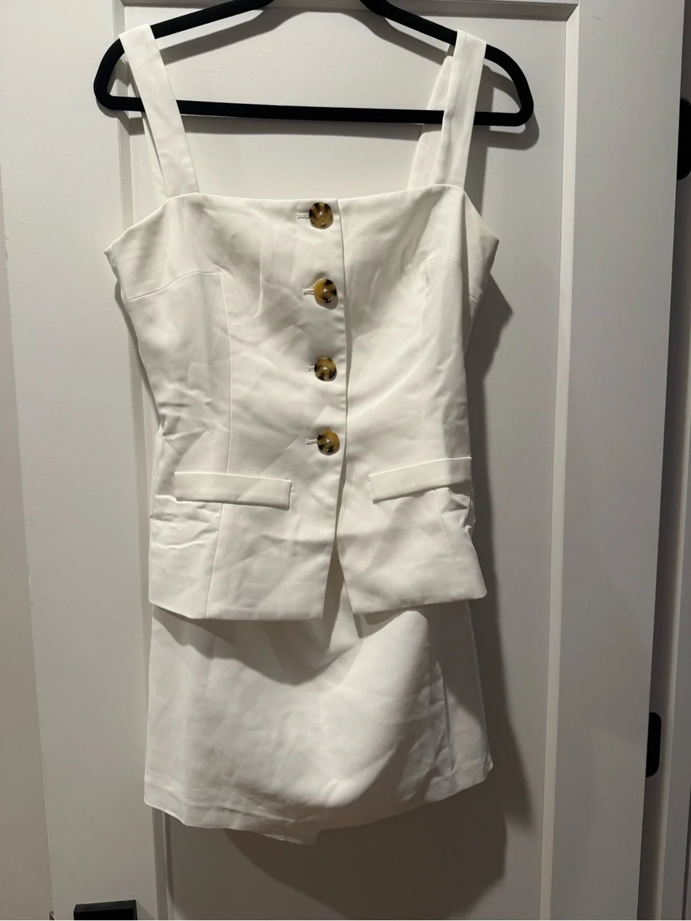Kya Romper in Ivory Amanda Uprichard